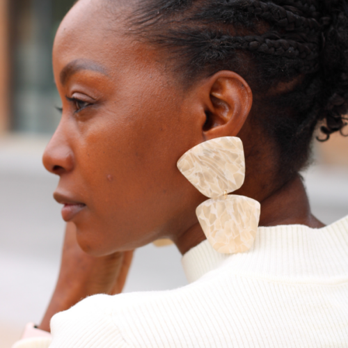 Boucles d'oreilles Tartine (XL) Piedra