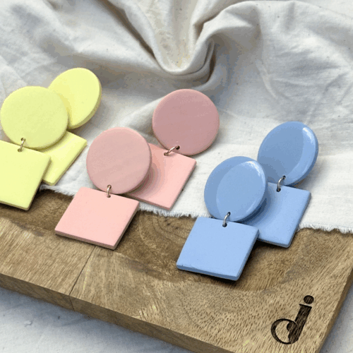 Boucles d'oreilles Roca (L) unies