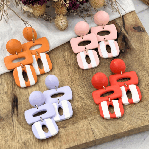 Boucles d'oreilles Sixtine (L) - Cabanon