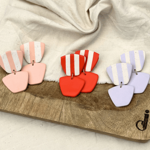 Boucles d'oreilles Tartine (M) - Cabanon