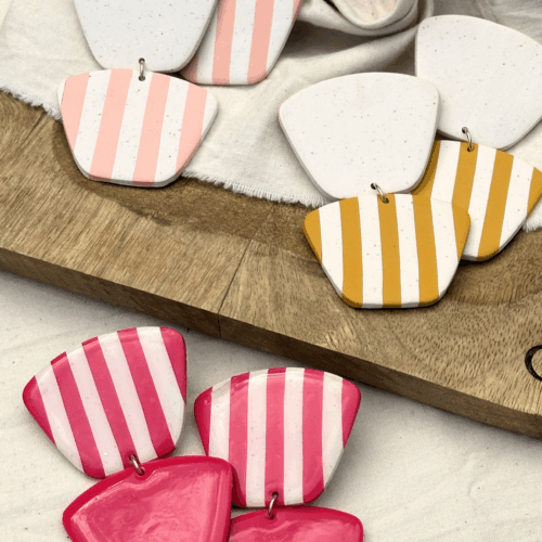 Boucles d'oreilles Tartine (XL) - Cabanon