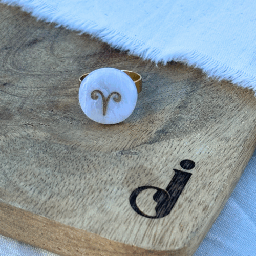 Bague médaillon astro - Bélier