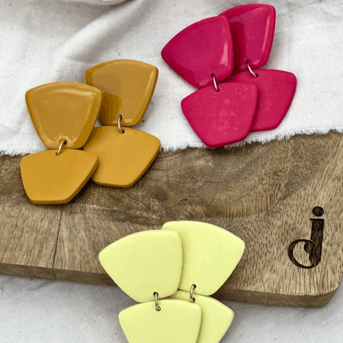 Boucles d'oreilles Tartine (M) - unies